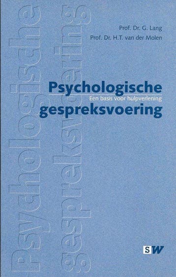 Psychologische Gespreksvoering Dr9 - Lang, Boeken, Verzenden, Nieuw