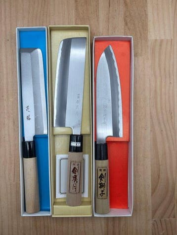 Japanese Kitchen Knives Set CA382    - Couteau de