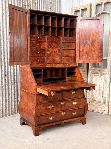 Armoire de bureau - cabinet décriture, bureau haut, bureau,, Antiek en Kunst