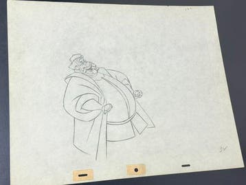 Walt Disney - King Hubert-animatietekening - Sleeping Beauty, Verzamelen, Nieuw
