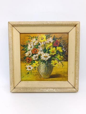 Decoratief ornament (2) - Italië - Met de hand geschilderd