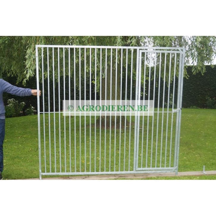 Panneaux à barreaux 184 h - 2 m - bar 5 cm - avec porte, Animaux & Accessoires, Accessoires pour chiens, Neuf