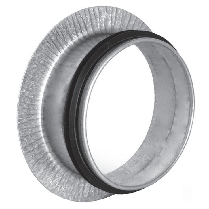 Plat aftakstuk (opschroefring) Ø 80mm met rubberdichting, Doe-het-zelf en Bouw, Ventilatie en Afzuiging, Nieuw, Verzenden