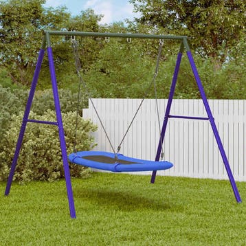 vidaXL Schommelset met nestschommel, Kinderen en Baby's, Speelgoed | Buiten | Speeltoestellen, Verzenden, Nieuw