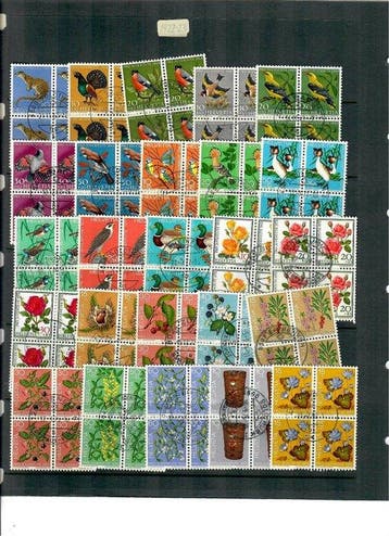 Suisse 1954/2002 - Suisse blocs de quatre +