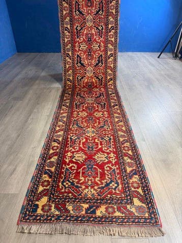 Kazak - Vloerkleed - 364 cm - 81 cm, Nieuw