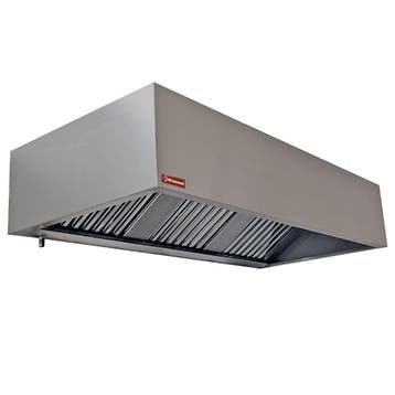 Muurdampkap | 500x500mm | 2375m³/u | 2500x950x400(h)mm, Articles professionnels, Verzenden