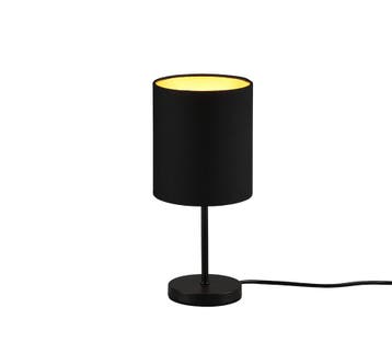 Trio JERRY tafellamp | E14 Fitting | zwart met goud | Ø 13 c, Verzenden