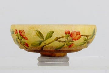 Daum Frères - Daum - Kom - Glas - Prunus