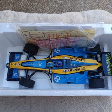 Nikko 1:10 - Modelauto - Renault F1 Fernando Alonso R/C, Hobby en Vrije tijd, Nieuw