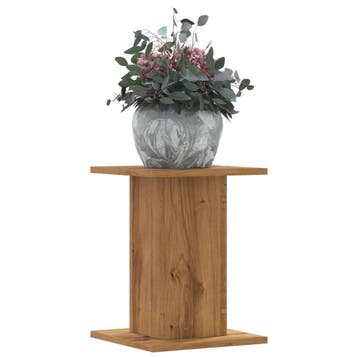 vidaXL Plantenstandaards 2 st 30x30x40 cm hout artisanaal, Verzenden, Nieuw