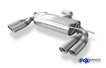 FOX VW Golf 6 - 1.8l TFSI/ GTD einddemper uitgang rechts/lin, Verzenden, Nieuw