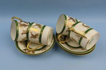 Limoges - William Guérin - Tasse et soucoupe (4) -