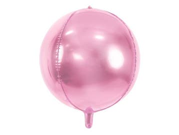Helium Ballon Rond Lichtroze Leeg 40cm, Verzenden, Nieuw