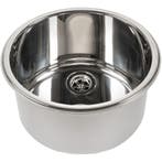 Inbouw Wasbak Rond 295x180mm Rvs, Ophalen of Verzenden, Nieuw