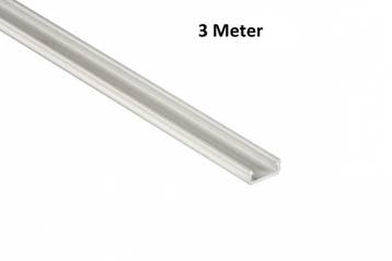 LED Profiel 3 meter - 6.3x16mm DESIGN D - WIT, Verzenden