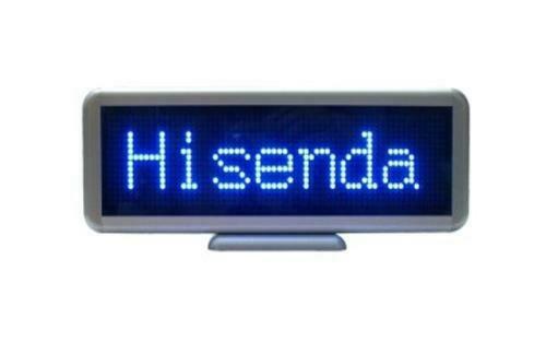 LED lichtkrant 14cm x 5,5cm BLAUW display, Huis en Inrichting, Lampen | Overige, Verzenden