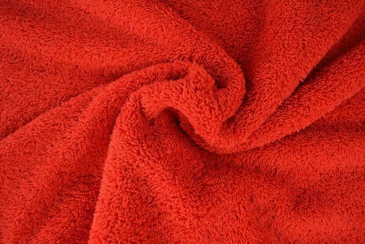 Badstof - Rood - Vanaf 10 meter, Hobby en Vrije tijd, Stoffen en Lappen, 120 cm of meer, 200 cm of meer, Rood, Nieuw, Katoen, Ophalen of Verzenden