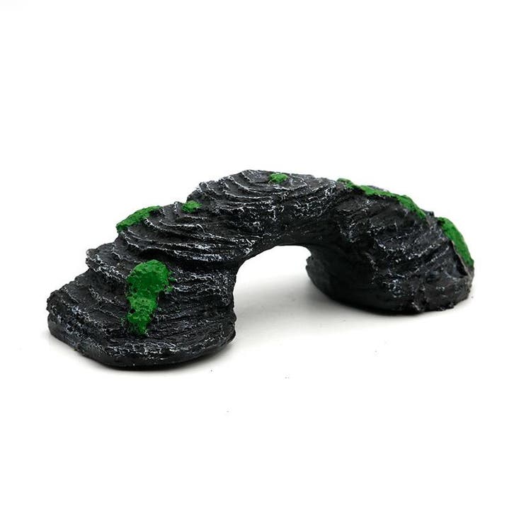 Stenenbrug met begroeiing medium OS-176 - aquarium decoratie, Dieren en Toebehoren, Vissen | Aquaria en Toebehoren, Nieuw, Ophalen of Verzenden