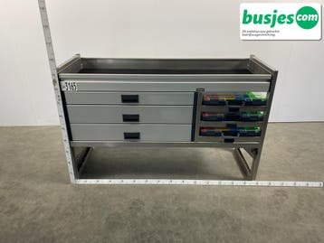 Aluca bedrijfswageninrichting 1500x529x950mm (3165), Verzenden, Gebruikt