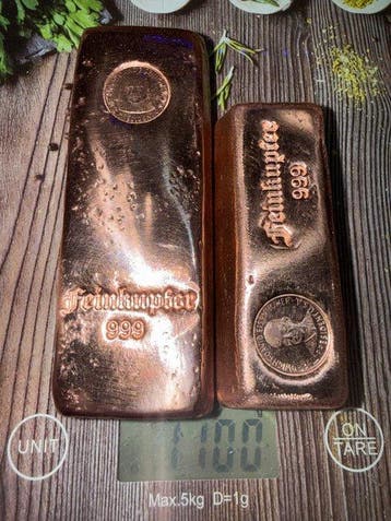1100 g - Koper - Edelmetalle Deutschland - Met certificaat