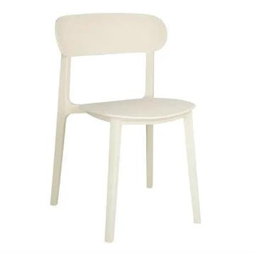 Stoelen | EDEN | Kunststof | White | Indoor | Stapelbaar |, Verzenden, Nieuw in verpakking