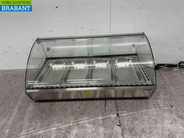 RVS Saro Marie Warmhoudvitrine 4 x 1/3 GN 69 cm 230V Horeca, Ophalen of Verzenden, Nieuw in verpakking