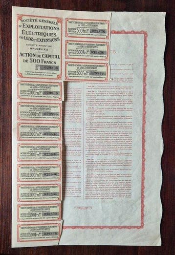 Pologne. - 1927 -Société Générale dExploitations, Antiquités & Art