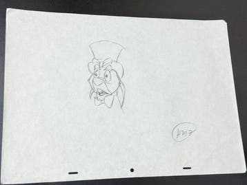 Walt Disney - Originele animatietekening van Rabbit (42 x 30