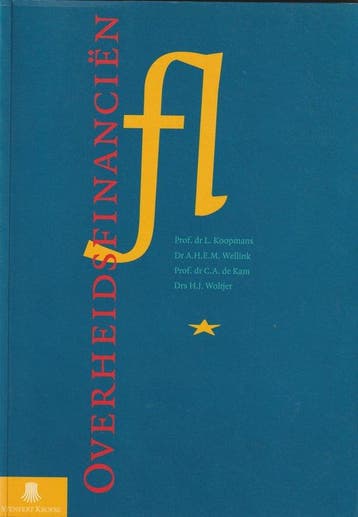 Overheidsfinancien - Koopmans, Verzenden, Nieuw