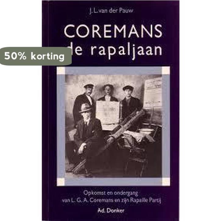 COREMANS DE RAPALJAAN 9789061002550 Pauw, Boeken, Geschiedenis | Wereld, Gelezen, Verzenden