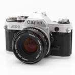 Canon AE-1 zilver + FD 50mm f/1.8 S.C. | Tweedehands, Verzenden, Zo goed als nieuw