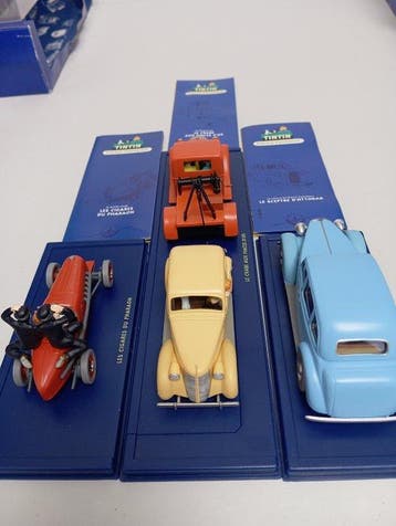 1:43 - Modelauto (3) - Lot de 3 voitures Tintin, Nieuw