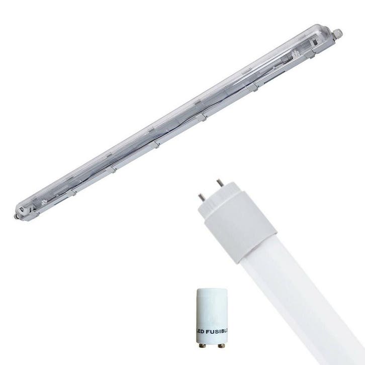 Velvalux LED Waterdichte TL Armatuur met T8 Buis - 120cm, Huis en Inrichting, Lampen | Overige, Nieuw, Verzenden