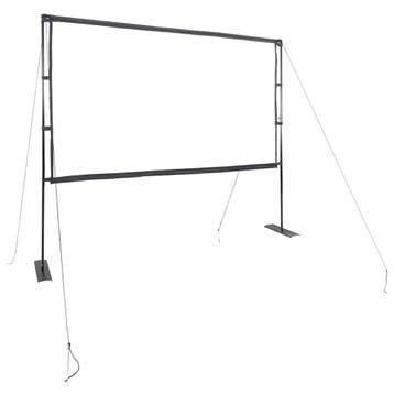vidaXL Projectiescherm met standaards 108 inch 16:9, Verzenden