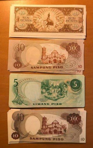 Filipijnen. - 40 Banknotes - various dates - Pick 149a,