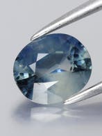 Zonder minimumprijs - 1 pcs Blauw Saffier - 1.02 ct -, Nieuw