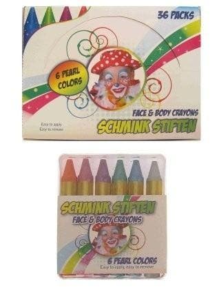 PXP Schminkstiften Push Up 6 X 8 Gram Metallic Colours In Do, Hobby en Vrije tijd, Feestartikelen, Nieuw, Verzenden