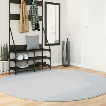 vidaXL Vloerkleed HUARTE laagpolig zacht wasbaar Ø 200 cm, Verzenden, Nieuw
