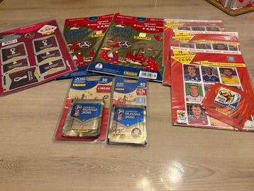 2010, 2018, 2022 Panini WK 2010-28-22 2 blisters en 6, Collections