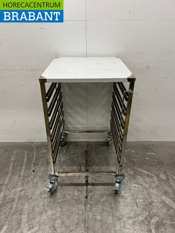 RVS Saro Regaalwagen 6 x 2/1 GN Horeca, Zakelijke goederen, Ophalen of Verzenden, Nieuw in verpakking