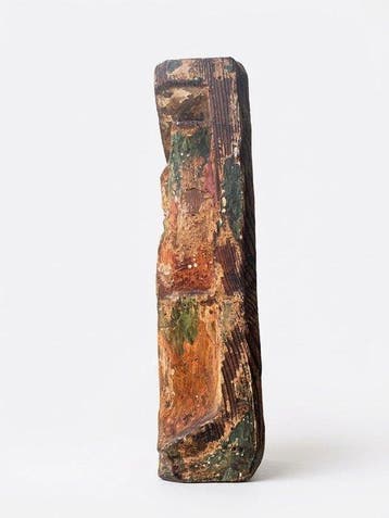 Christelijke voorwerpen - Polychroom hout - 1850-1900 -