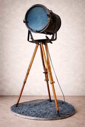 a.e. cremer - Lamp - Staal, Hout, Glas