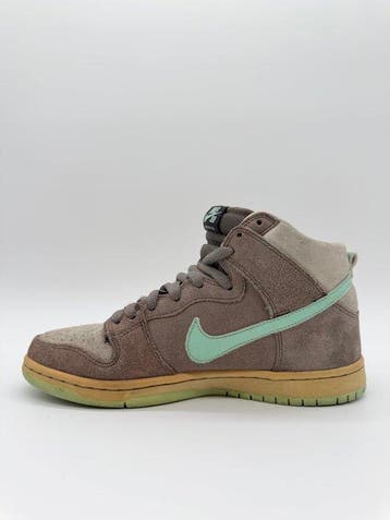 Nike - Nike SB Dunk High Soft Grey Mint - Sneakers - Maat: