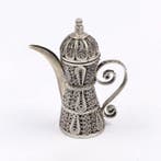 Miniatuur servies - Egypte - Beeldje (6) - .900 zilver, Antiek en Kunst