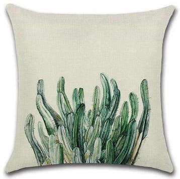 Kussenhoes Cactusplant exclusief vulling veelkleurig, Verzenden, Nieuw