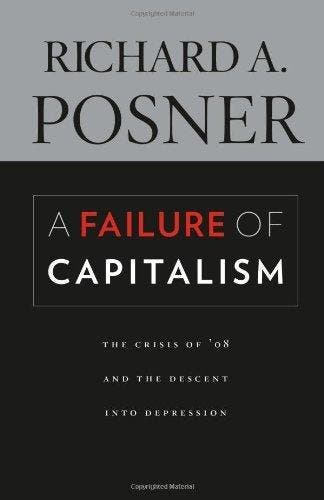 A Failure Of Capitalism 9780674035140 Richard A. Posner, Verzenden, Gelezen, Richard A. Posner