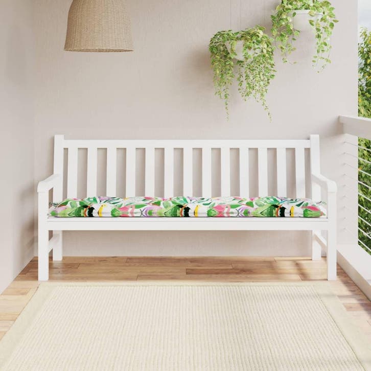 vidaXL Tuinbankkussen 180x50x7 cm oxford stof meerkleurig, Huis en Inrichting, Woonaccessoires | Kussens, Nieuw, Verzenden