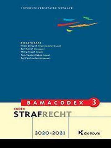 Codex strafrecht 2020-2021 / Bamacodex / 3 9789048639205 ?, Verzenden, Gelezen, ?
