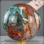 Natuurlijke kleurrijke Ocean-Achat-kogel uit Madagaskar –